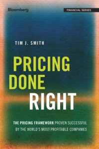 Pricing Done Right book cover by Tim J. Smith